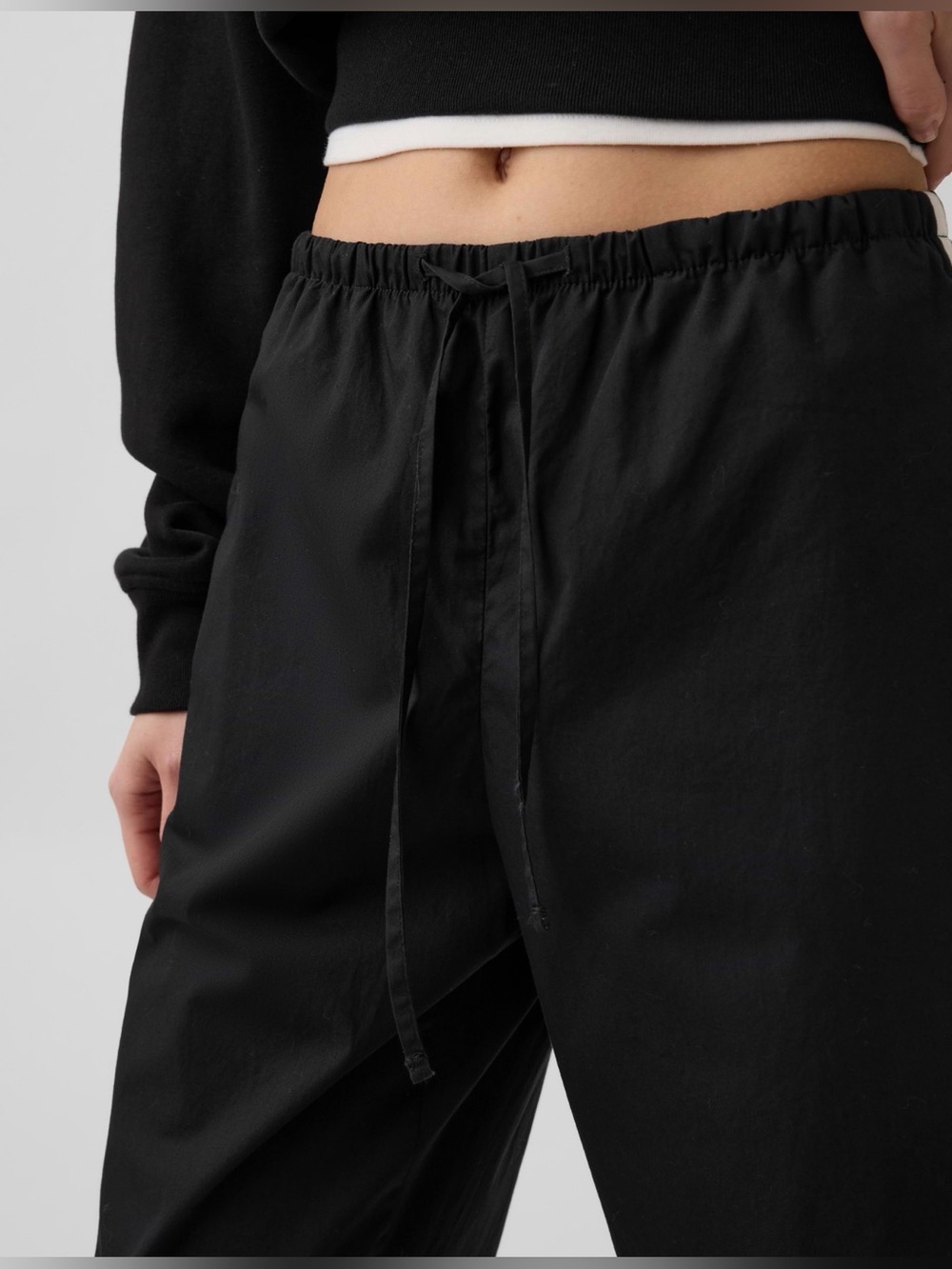 NWT! Organic cotton poplin relaxed easy stripe pants. Size XS. Sold out online! - Picture 5 of 9